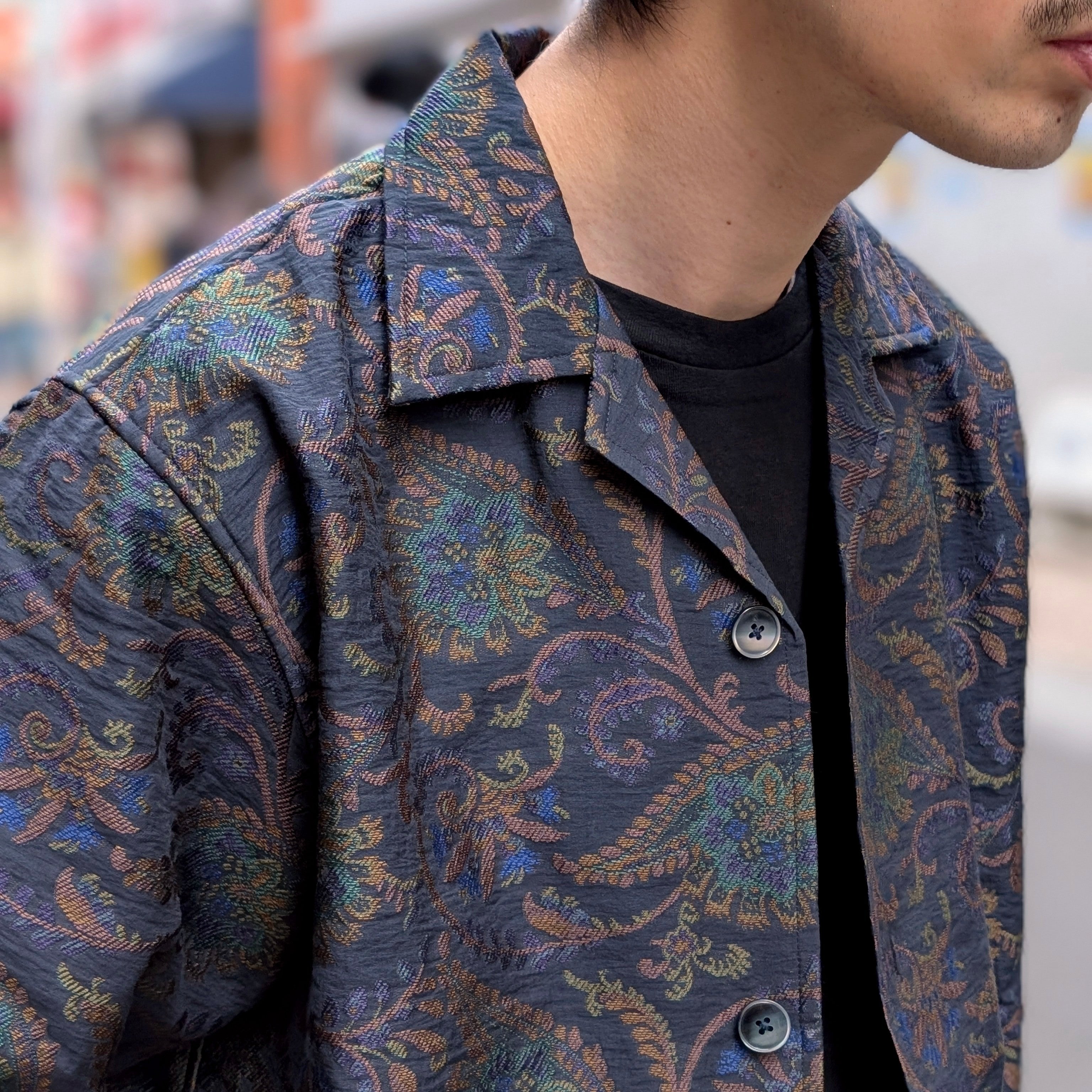 Needles - Cabana Shirt - Paisley Jacquard - QV117 – Sun House