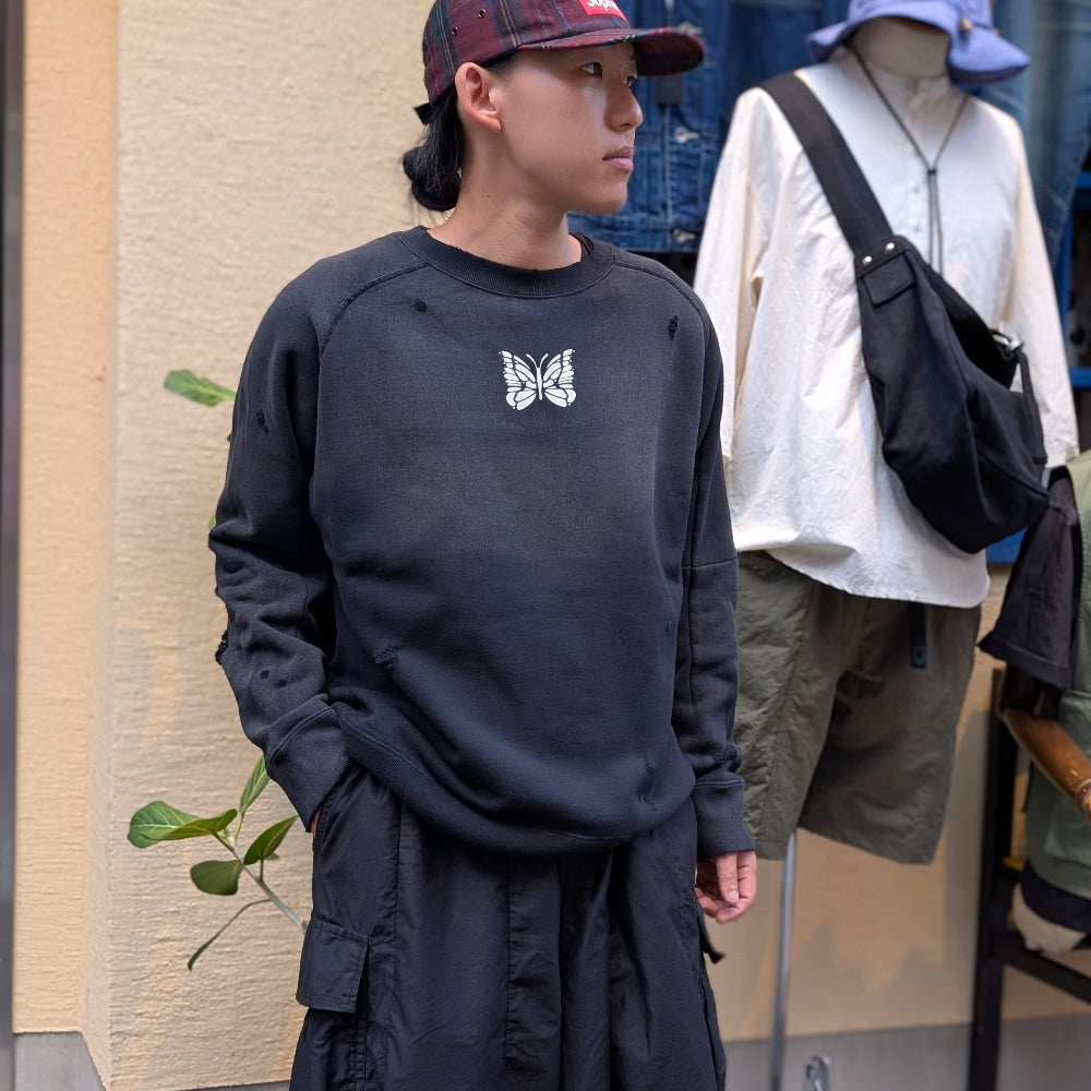 Needles - Deconstructed SweatShirt - French Terry - RW336 – Sun