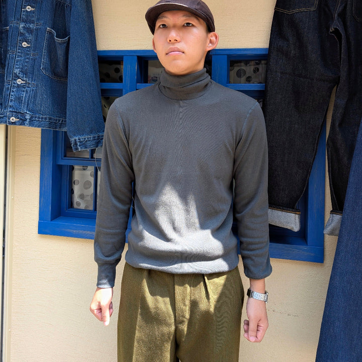 FilMelange - ROY - Organic Cotton Rib - Turtleneck Long Sleeve - 1001069