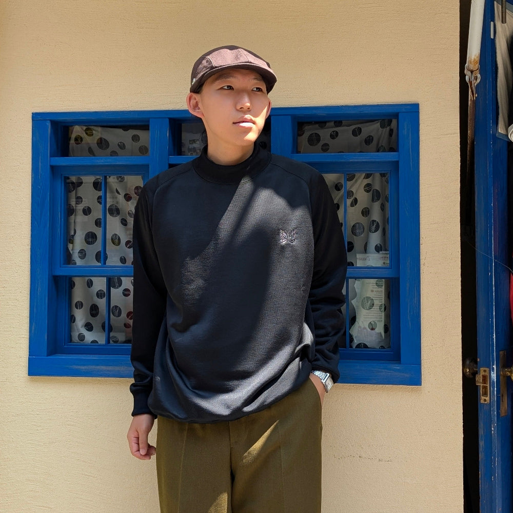 Needles  - Mock Neck Shirt - Bright Jersey - RW333