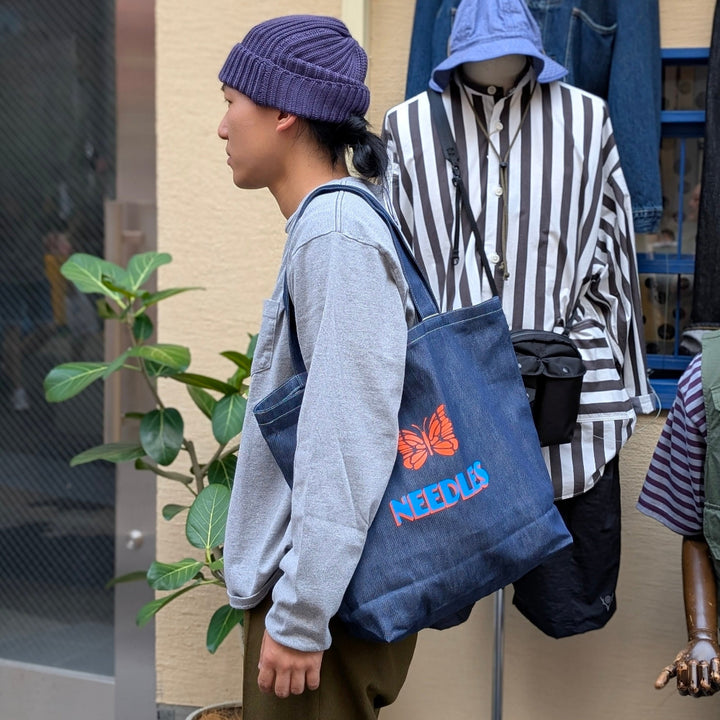 Needles  - L/S Pocket T-Shirt - Cotton Jersey - RW348