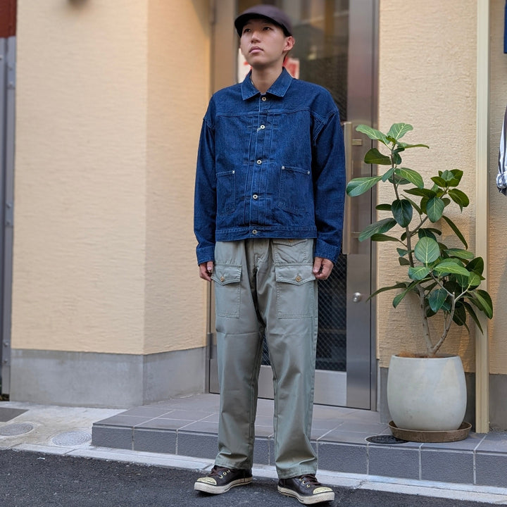 POST O'ALLS - Town & Country Pants -  French Twill Khaki - 3322-FT