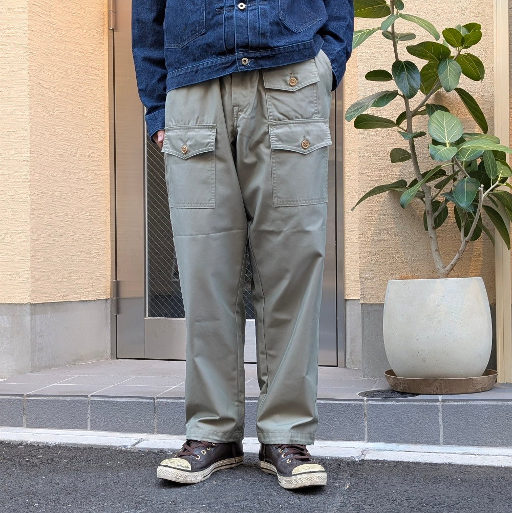 POST O'ALLS - Town & Country Pants -  French Twill Khaki - 3322-FT