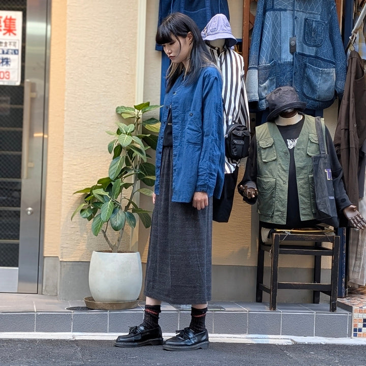 FilMelange - LIANA - Organic Raffy Tenjiku - Long Skirt - 1002145