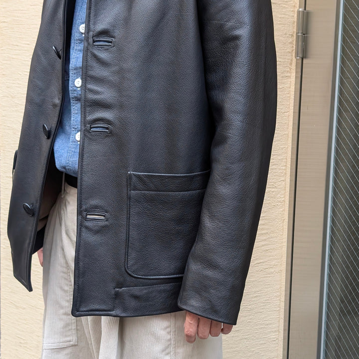 FRANK LEDER - Organic Dyed Buffalo Leather Jacket - FL-0522007