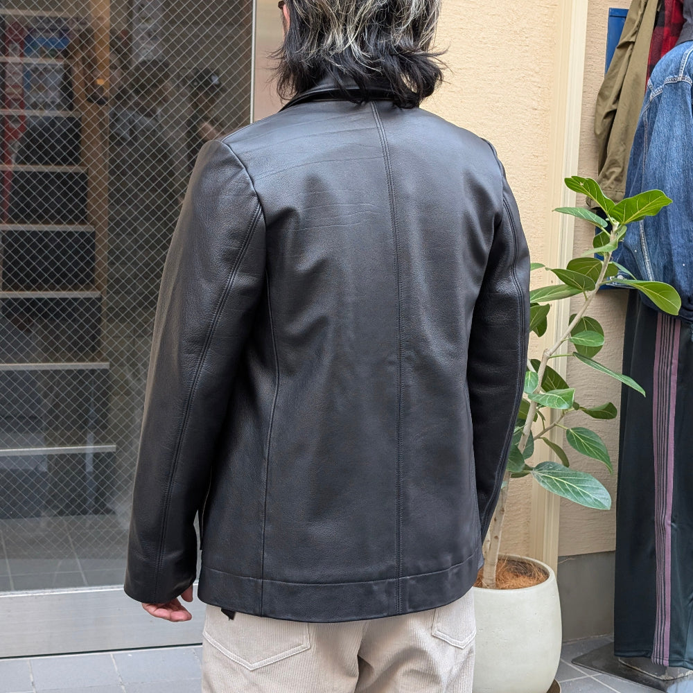 FRANK LEDER - Organic Dyed Buffalo Leather Jacket - FL-0522007