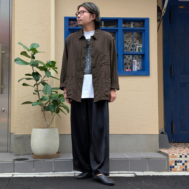 KAPTAIN SUNSHINE - Wool Gauze Work Shirt Jacket - KS25FJK12