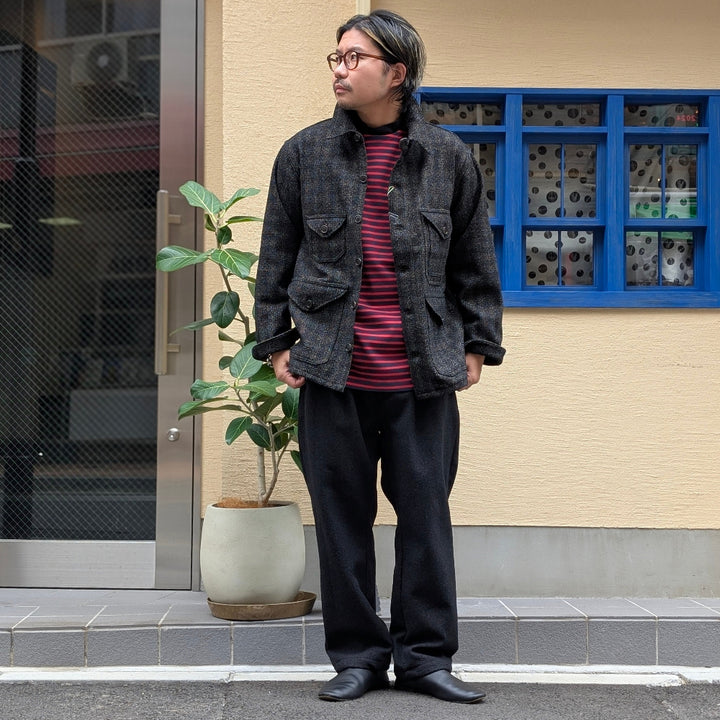 POST O'ALLS - BTC E-Z Lax 4 - basket tweed charcoal - 3315-BTC