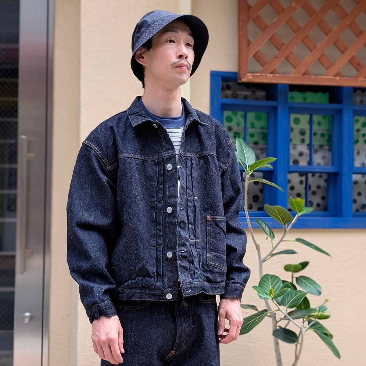 クラシック Pablo Casals :Original Jacket Collection KAPTAIN SUNSHINE - Denim Tracker 1P Jacket - KSBSJK01 – Sun House