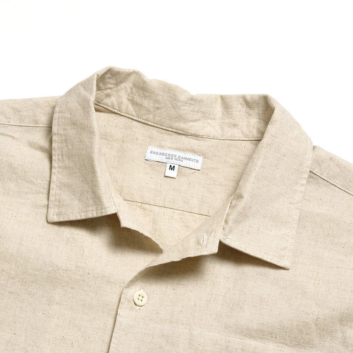 Engineered Garments - Camp Shirt - CL Sheeting - QT020