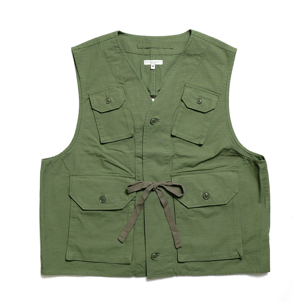Engineered Garments - C-1 Vest - Cotton Ripstop - QT085 – Sun 