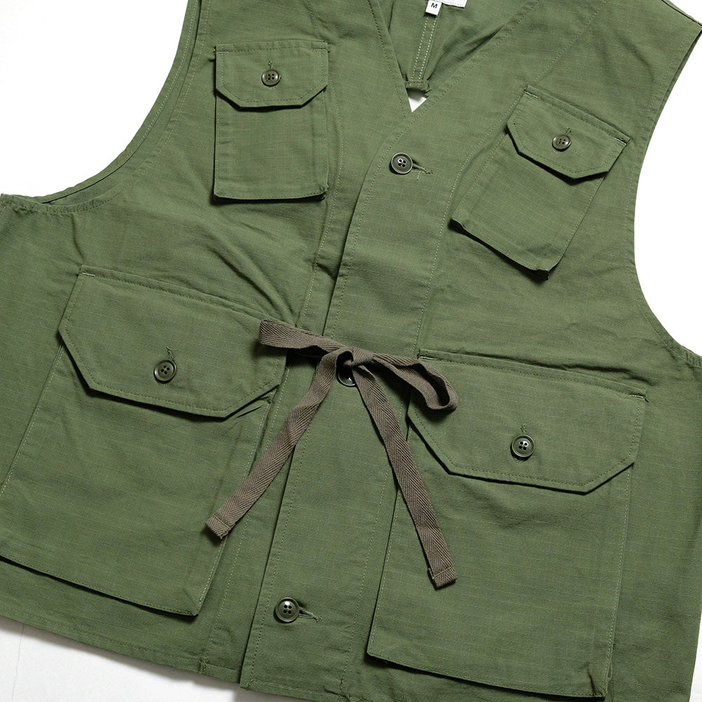 Engineered Garments - C-1 Vest - Cotton Ripstop - QT085 – Sun