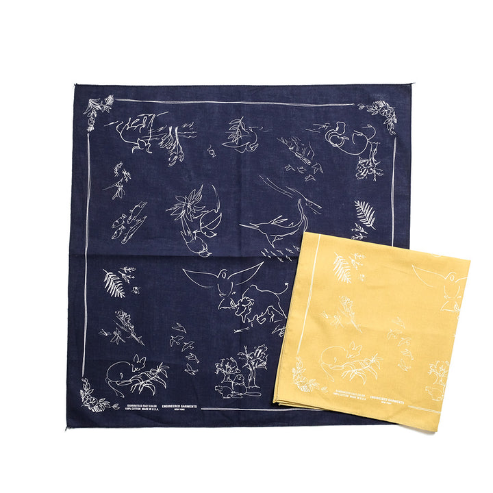 Engineered Garments - Printed Bandana - Animal - QT291A/QT292A