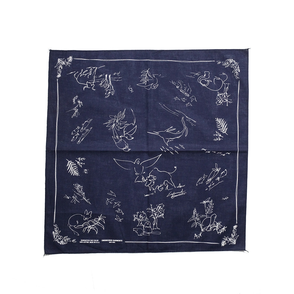 Engineered Garments - Printed Bandana - Animal - QT291A/QT292A