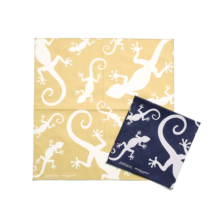 Engineered Garments - Printed Bandana - Gecko - QT291B/QT292B