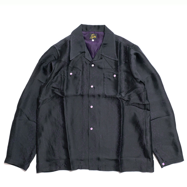 Needles  - L/S Cowboy One-Up Shirt - R/AC Square Dot Jacquard - QV249