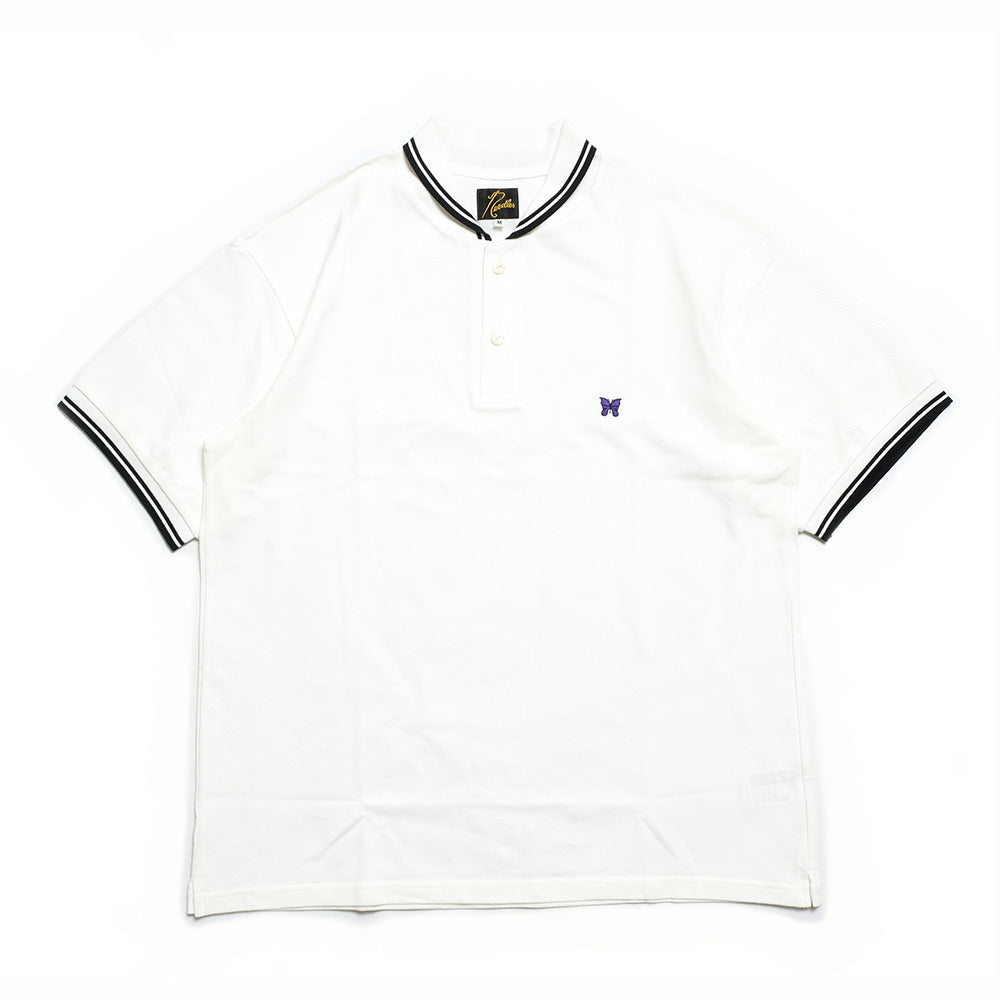 Needles - Shawl Collar S/S Polo - Cotton Pique - QV354 – Sun House