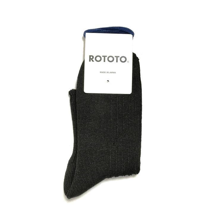 RoToTo - LINEN COTTON RIBBED ANKLE SOCKS - R1462-231