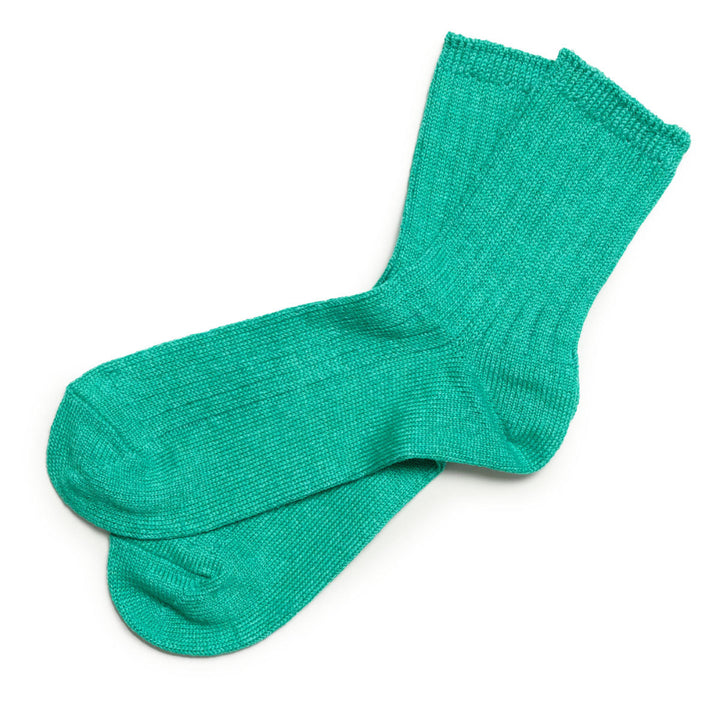 ROTOTO - LINEN COTTON RIBBED ANKLE SOCKS - R1462-231