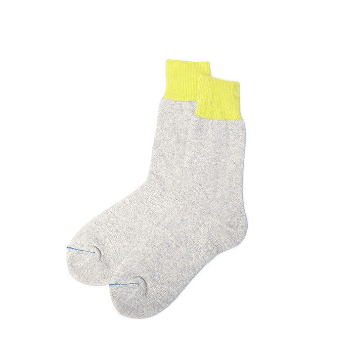 RoToTo - DOUBLE FACE CREW SOCKS SILK ＆ COTTON - R1515-241