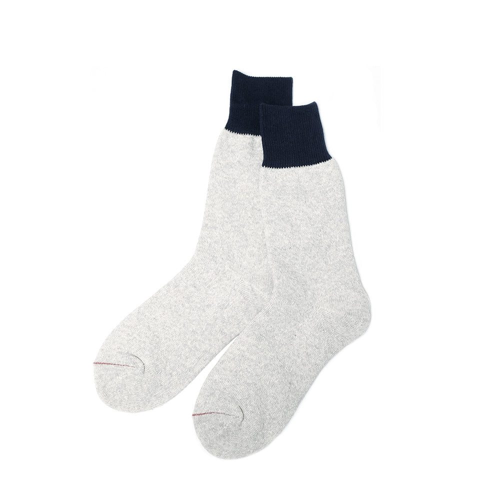 RoToTo - DOUBLE FACE CREW SOCKS SILK ＆ COTTON - R1515-241