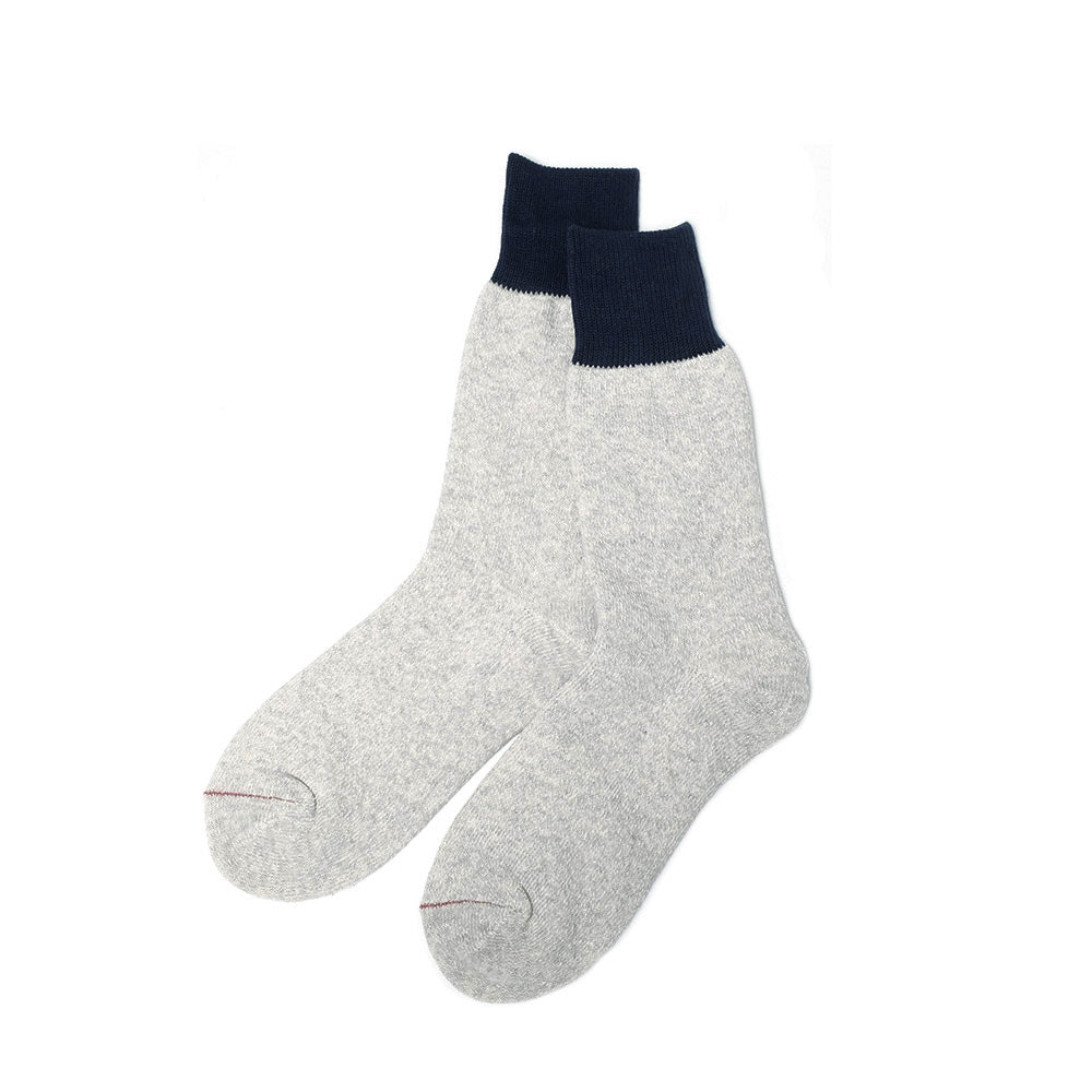 ROTOTO - DOUBLE FACE CREW SOCKS SILK ＆ COTTON - R1515-241