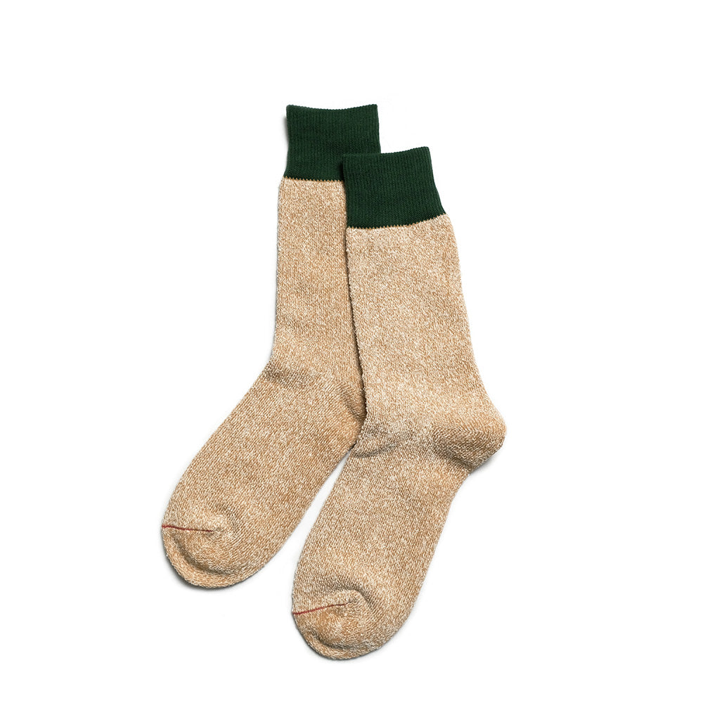 ROTOTO - DOUBLE FACE CREW SOCKS SILK ＆ COTTON - R1515-241