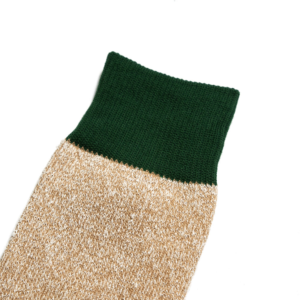 ROTOTO - DOUBLE FACE CREW SOCKS SILK ＆ COTTON - R1515-241