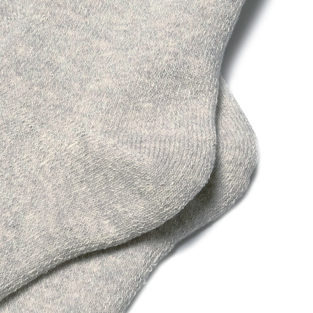 ROTOTO - DOUBLE FACE CREW SOCKS SILK ＆ COTTON - R1515-241