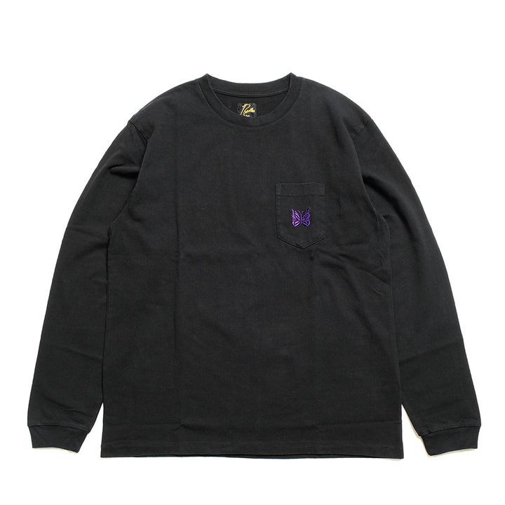 Needles  - L/S Pocket T-Shirt - Cotton Jersey - RW348