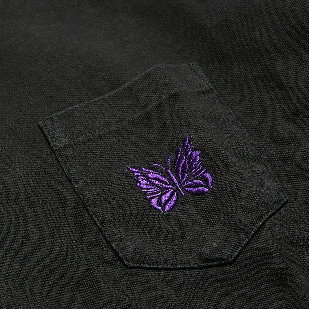 Needles  - L/S Pocket T-Shirt - Cotton Jersey - RW348