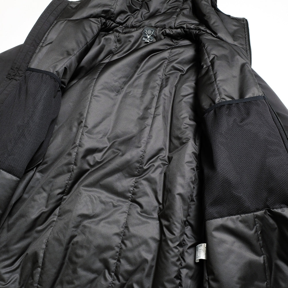 SOUTH2 WEST8 - Insulator Zipped Parka - Peach Skin - RW617