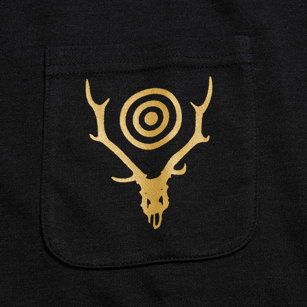 South2 West8 - L/S Round Pocket-Tee - Circle Horn - RW658