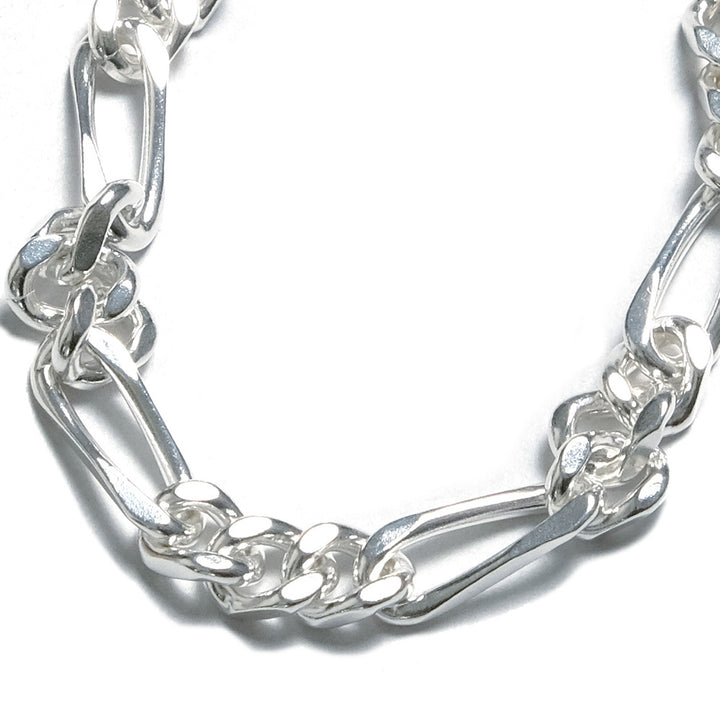 SunKu - Chain Bracelet(Figaro) - Silver - SK-296-FG