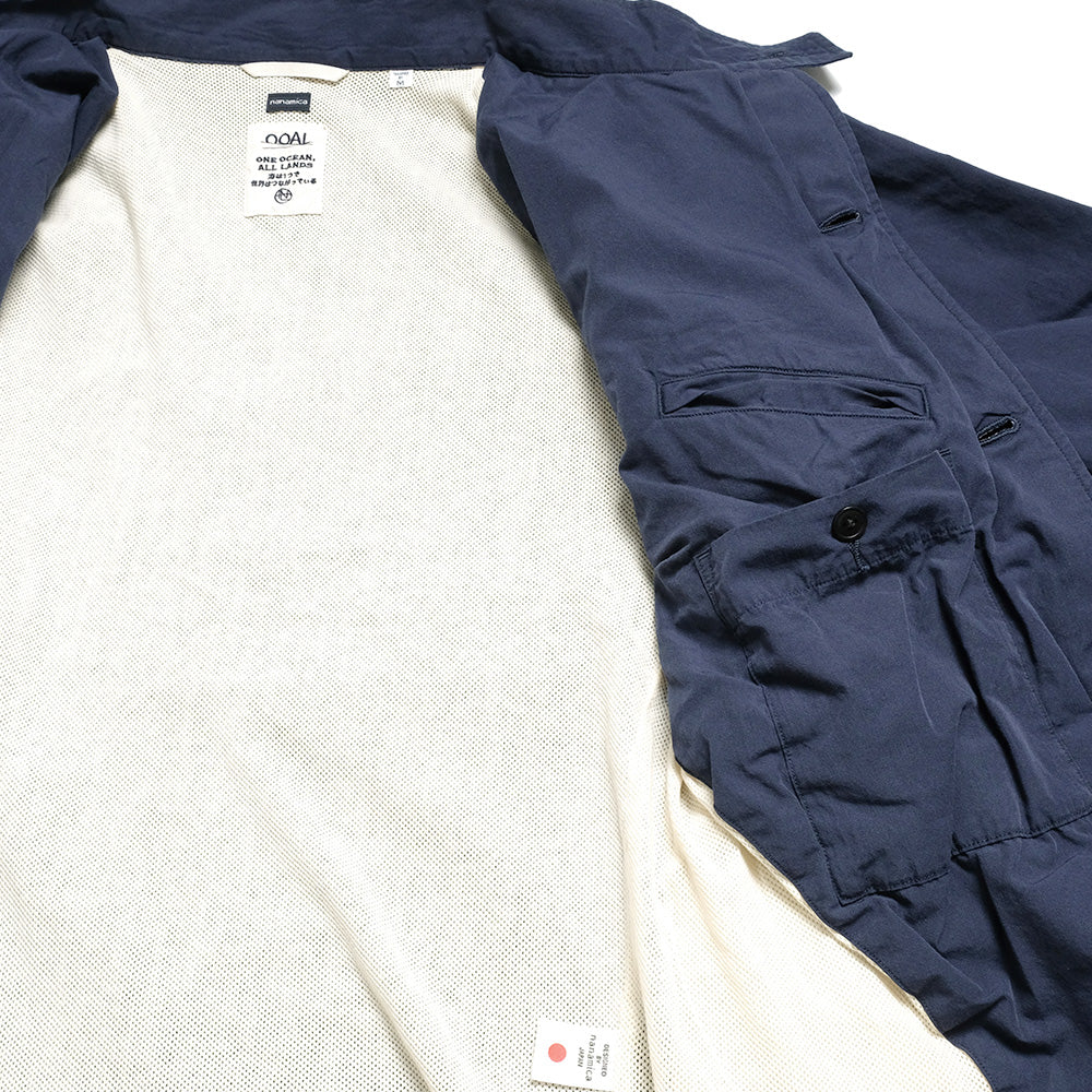 nanamica - Band Collar Jacket - SUAS409 – Sun House Online Store