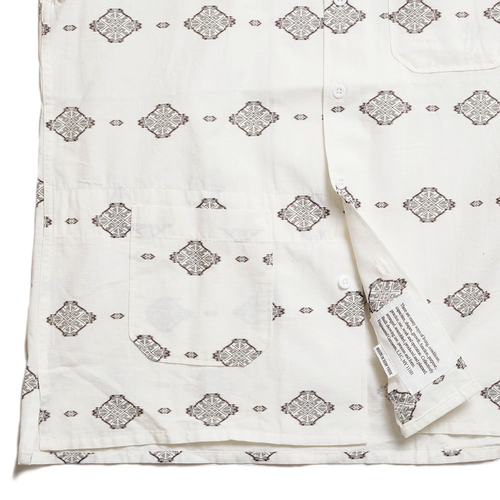 Engineered Garments - Camp Shirt - Cotton Ikat Print - SW016