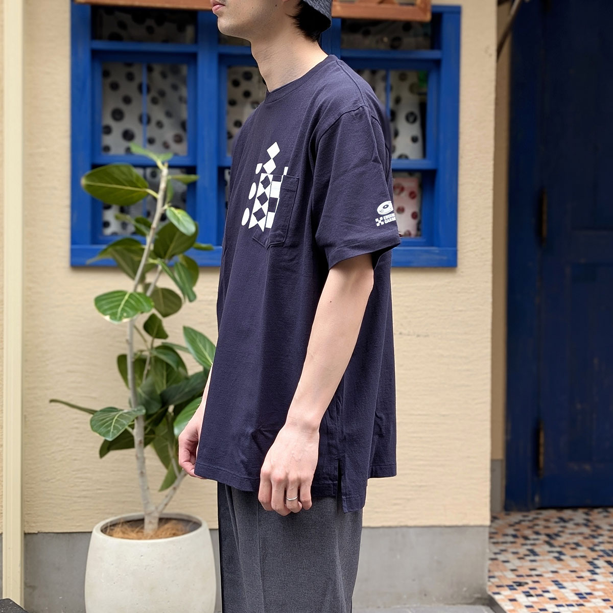 Engineered Garments - Printed Cross Crew Neck T-shirt - Multi