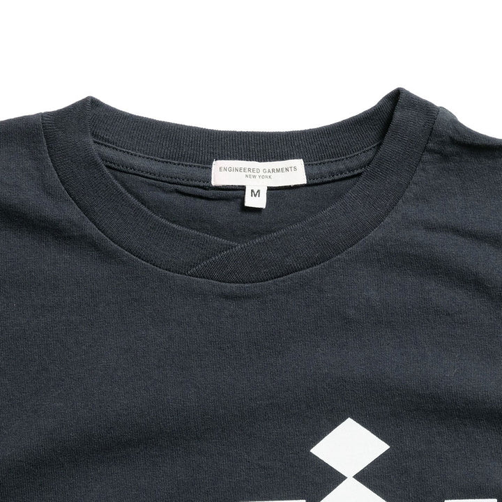 Engineered Garments - Printed Cross Crew Neck T-shirt - Multi Pattern - SW132-MUL / SW133-MUL