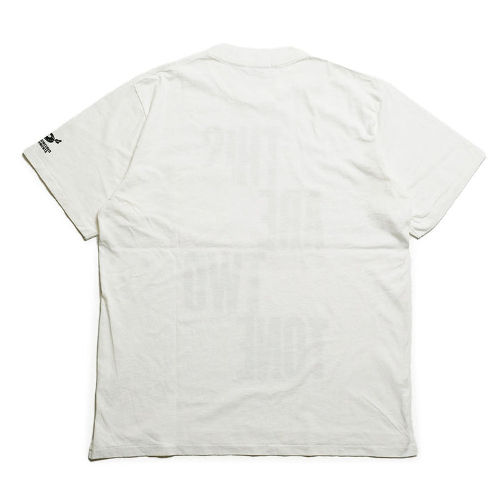 Engineered Garments - Printed Cross Crew Neck T-shirt - This Are - SW133-THI