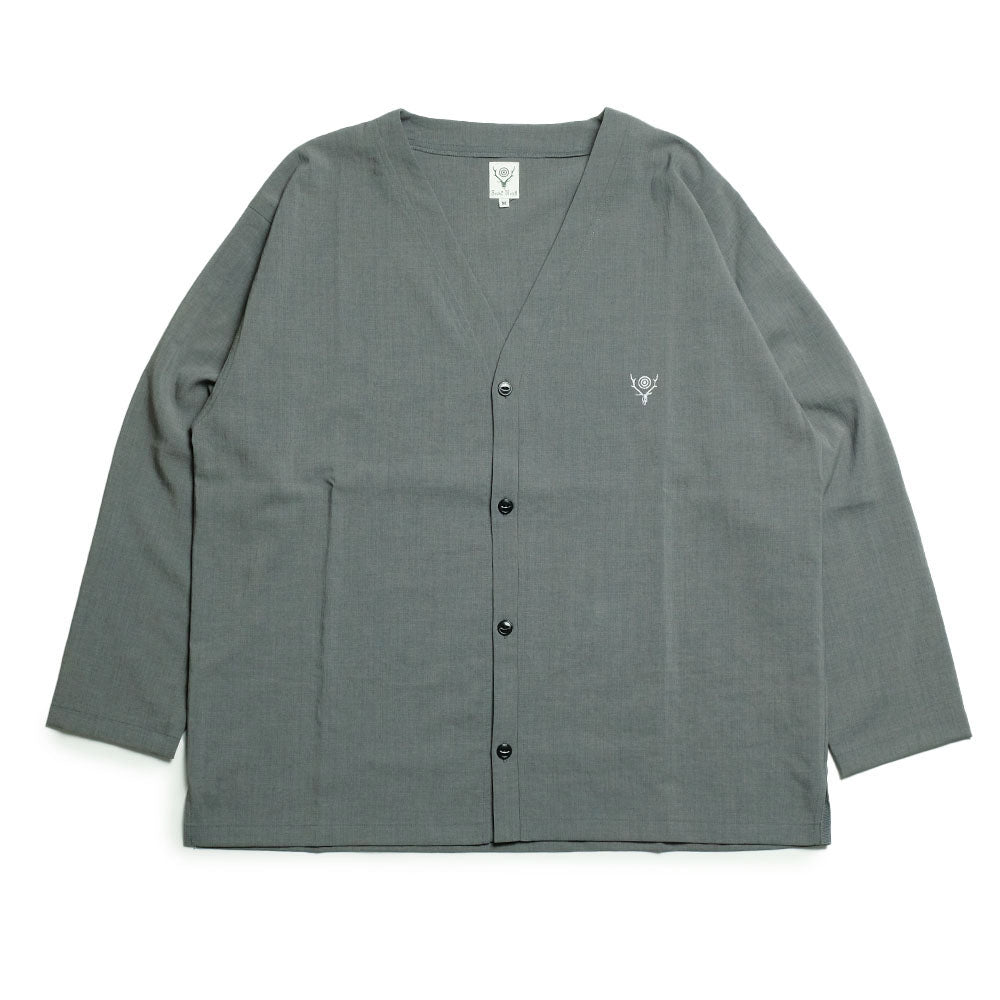 SOUTH2 WEST8 - V-Neck Cardigan - Poly Oxford - SX662 – Sun House
