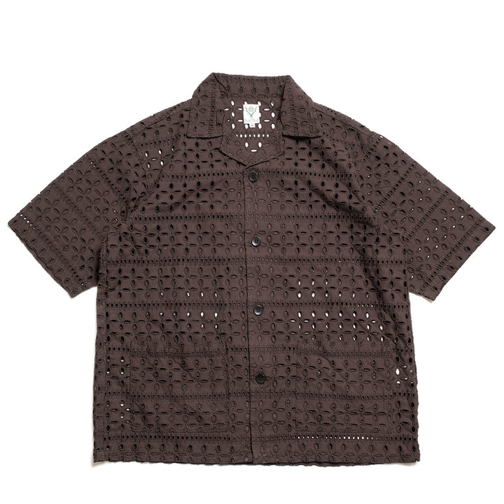 SOUTH2 WEST8 - Cabana Shirt - Cutwork Embroidery - SX701