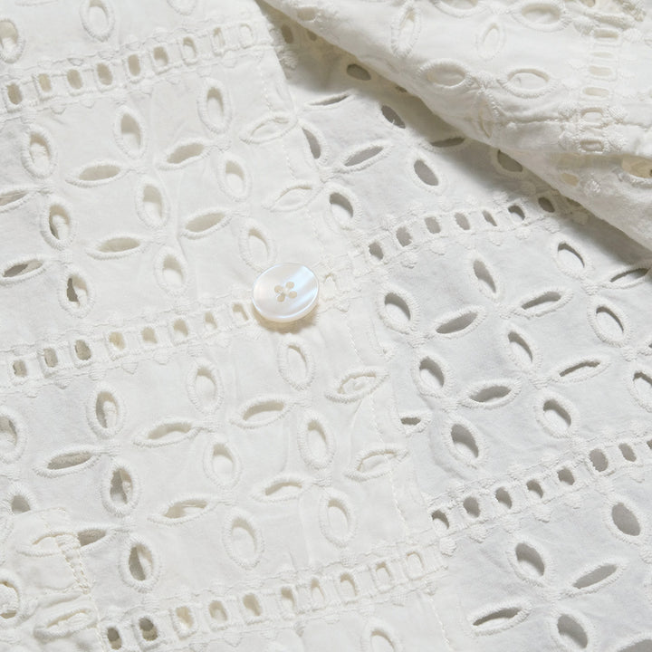 SOUTH2 WEST8 - Cabana Shirt - Cutwork Embroidery - SX701