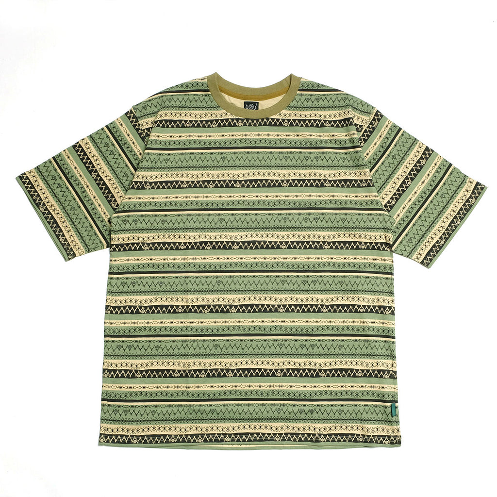 South2 West8 - S/S Crew Neck Tee - Stripe Jersey / Stripe Printed