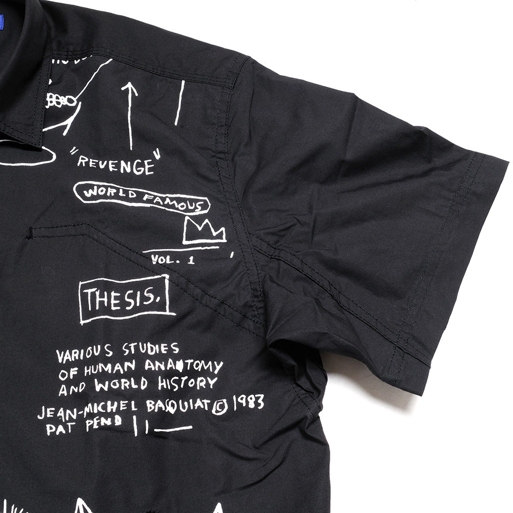 JUNYA WATANABE MAN - Short Sleeve Shirt - Jean-Michel Basquiat - WK-B030-051