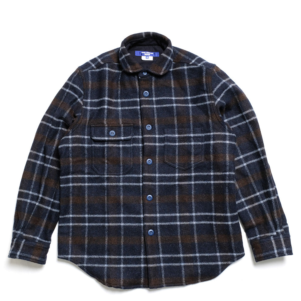 JUNYA WATANABE MAN Wool Ester Tweed Check Shirt WN-B025-051