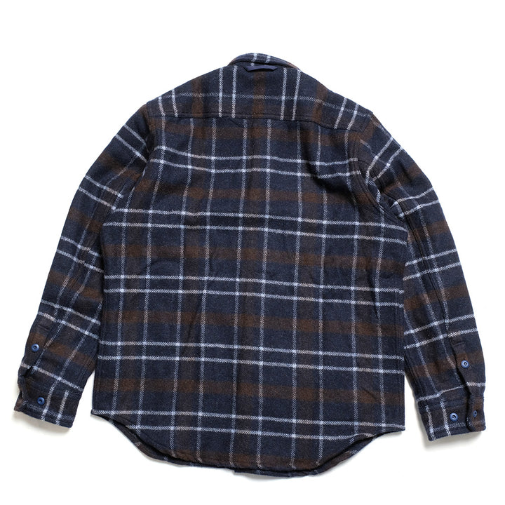 JUNYA WATANABE MAN - Wool Ester Tweed Plaid Shirt - WN-B025-051