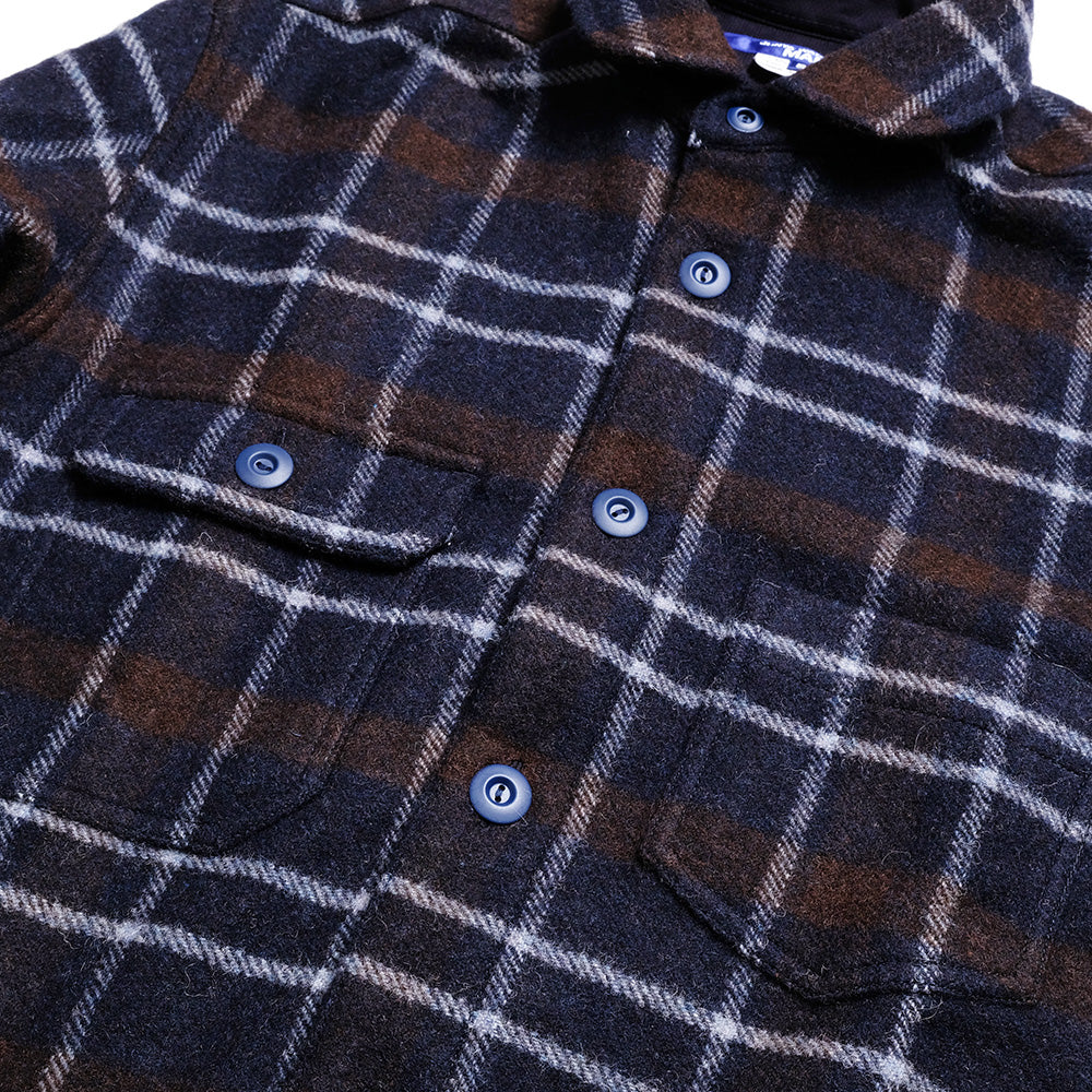 JUNYA WATANABE MAN - Wool Ester Tweed Check Shirt - WN-B025-051