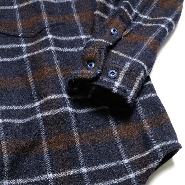 JUNYA WATANABE MAN - Wool Ester Tweed Check Shirt - WN-B025-051