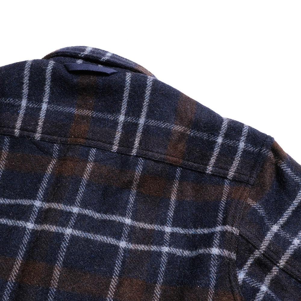 JUNYA WATANABE MAN - Wool Ester Tweed Check Shirt - WN-B025-051