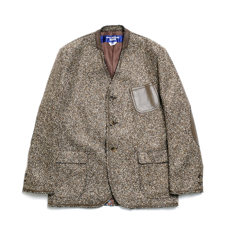 JUNYA WATANABE MAN - Wool Rayon Tweed Jacket - WN-J012-051